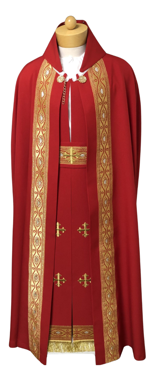 Red with Gold TRIM